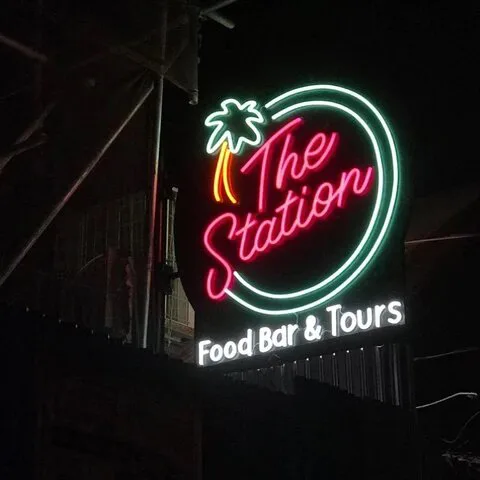 Food Bar Custom Outdoor Neon Signs